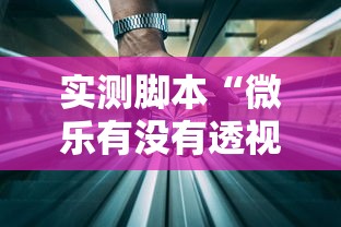 实测脚本“微乐有没有透视软件”科技辅助神器手机版